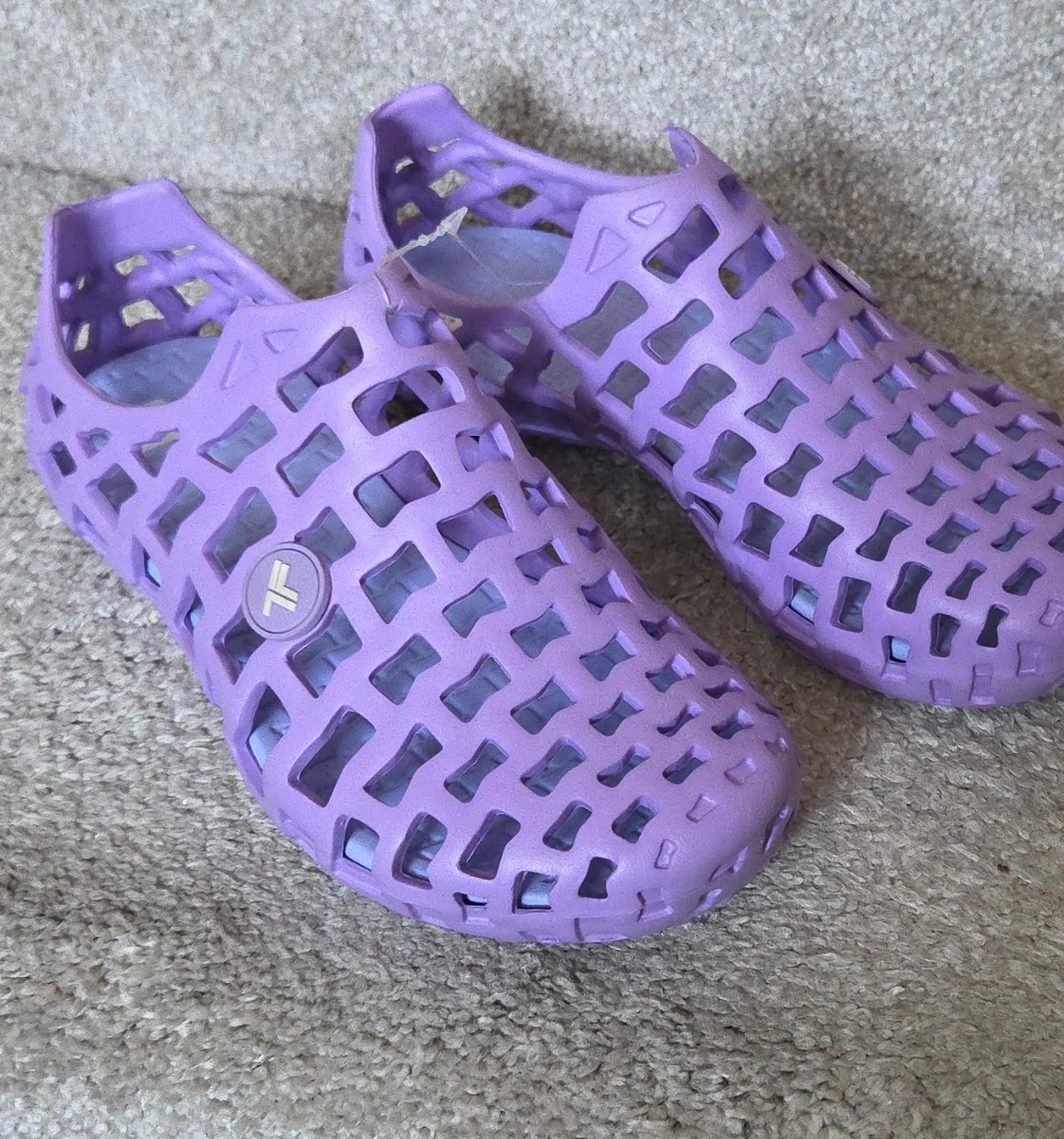 Purple Water Shoes size 3 US