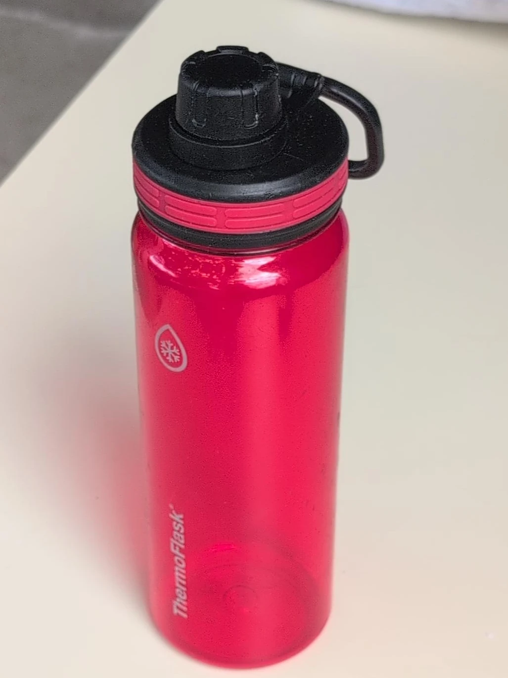 ThermoFlask Red Water Bottle