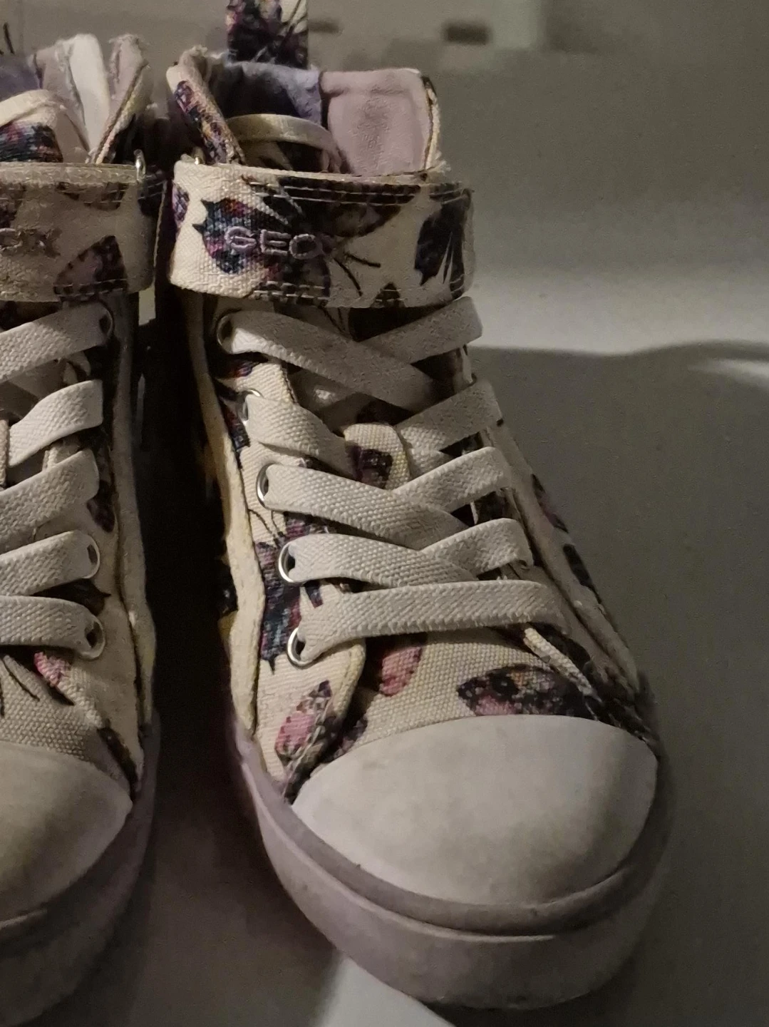 Geox Respira Butterfly High-Top Sneakers - Size 30 EUR