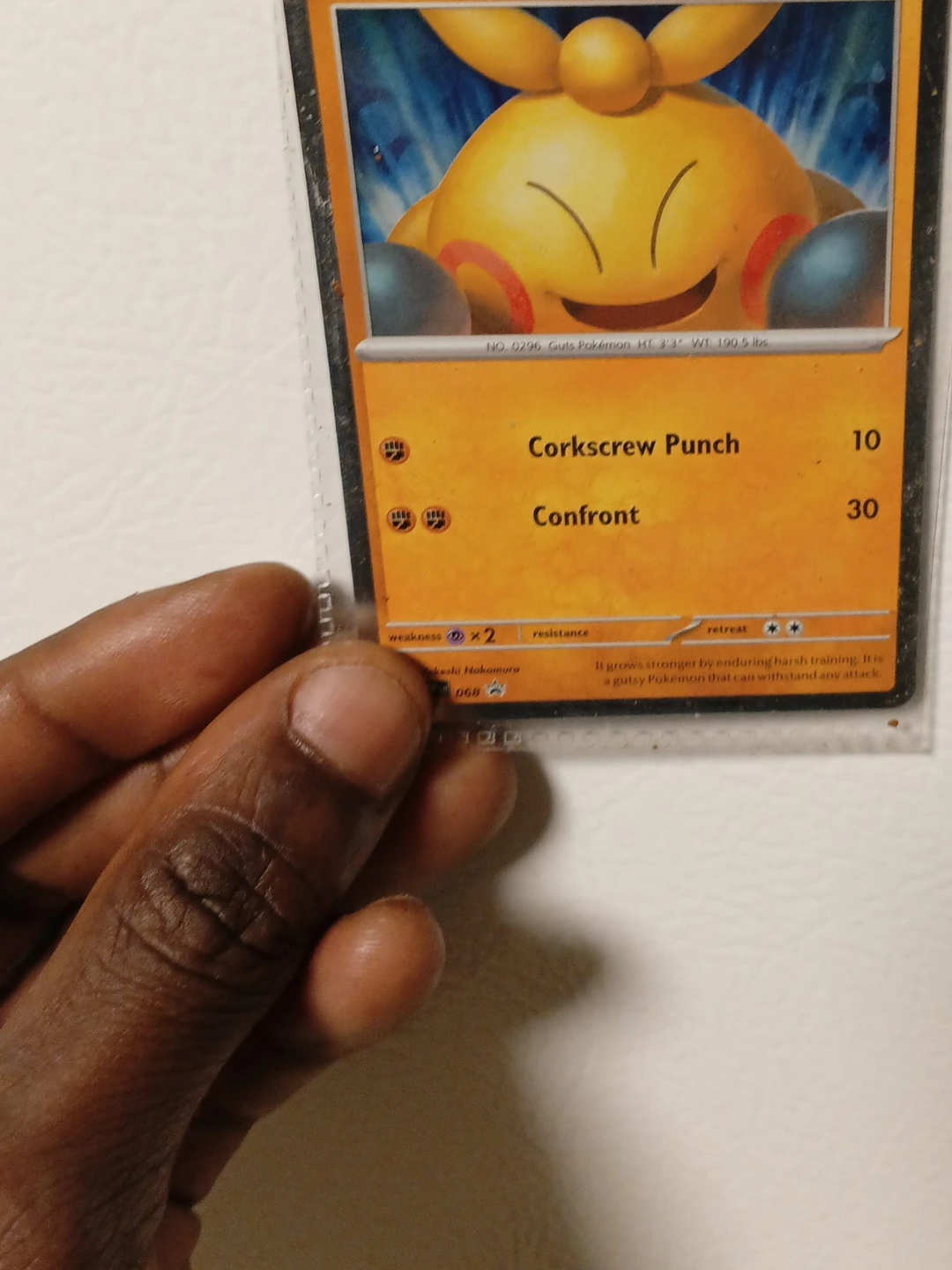 Pokemon Guts Pokemon 0296 Trading Card