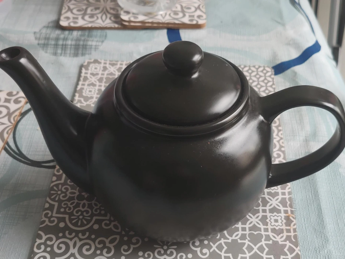 Black Ceramic Teapot - photo 4
