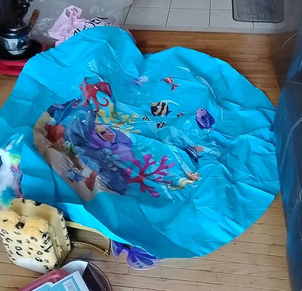 Inflatable Water fountain Play Mat - Ocean Theme - photo 2