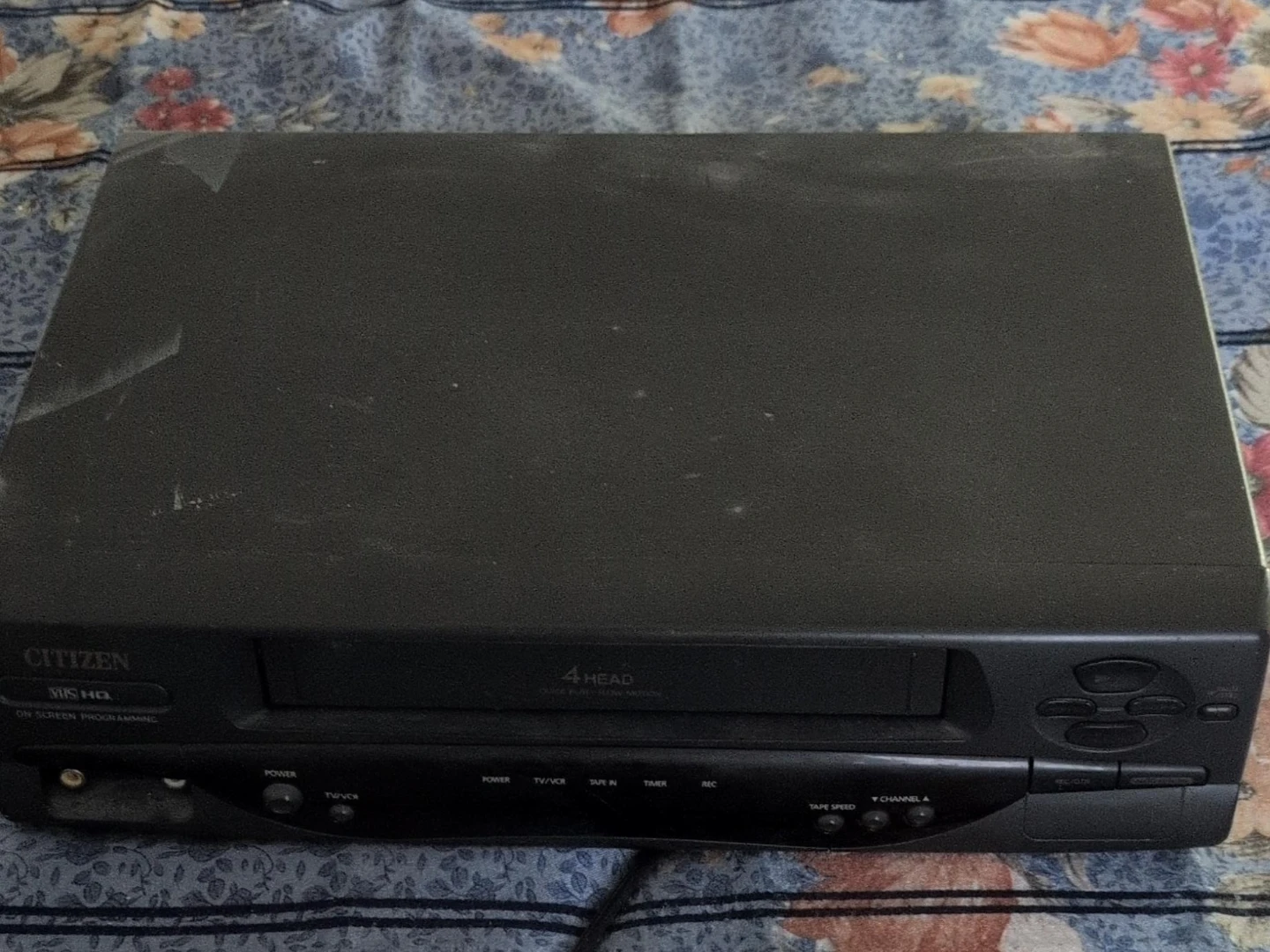 Citizen VCR VHS HQ 4 Head no remote