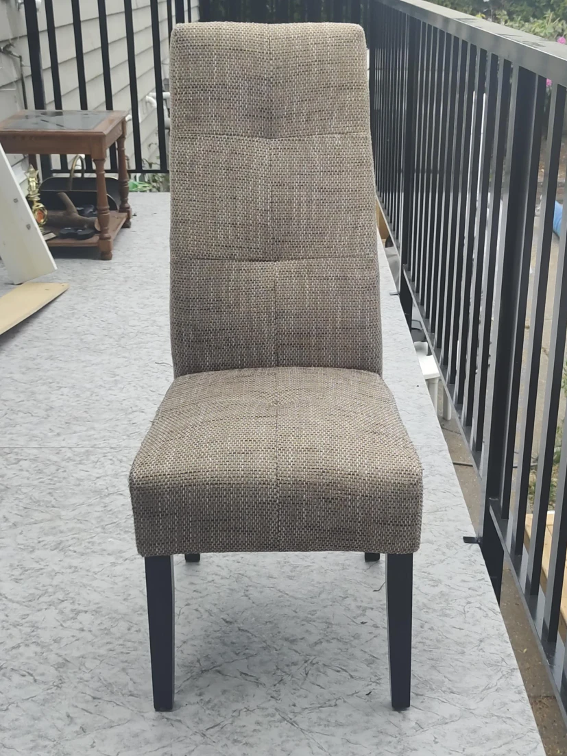 six dining chairs