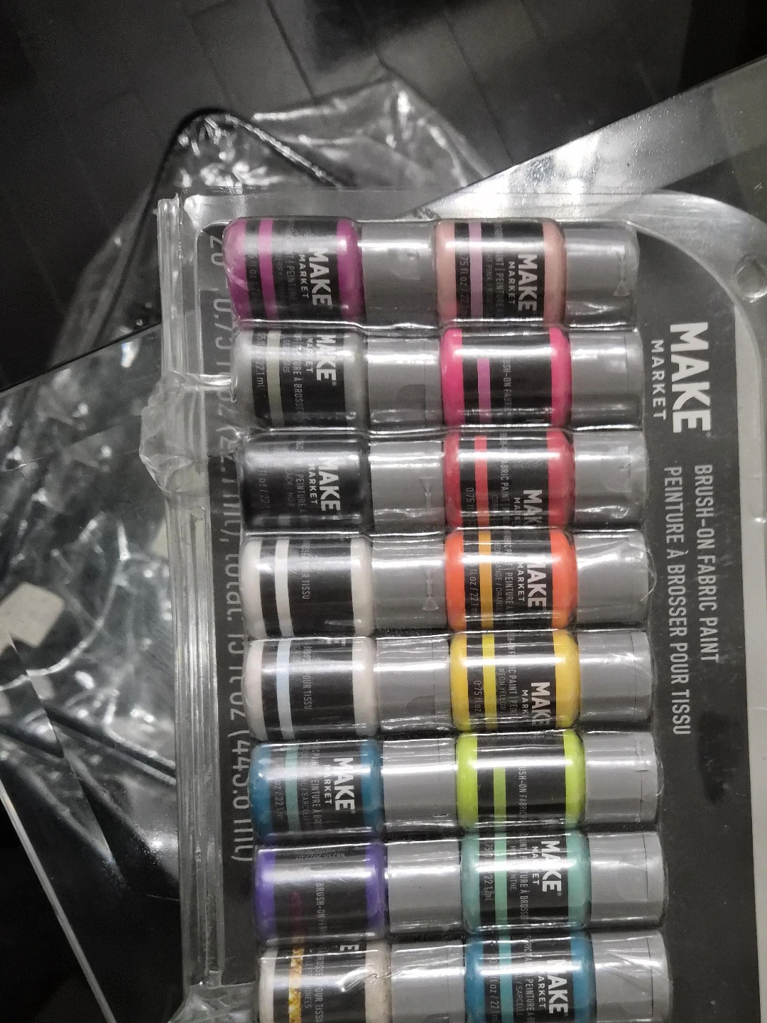 Make Market Brush-On Fabric Paint Set
