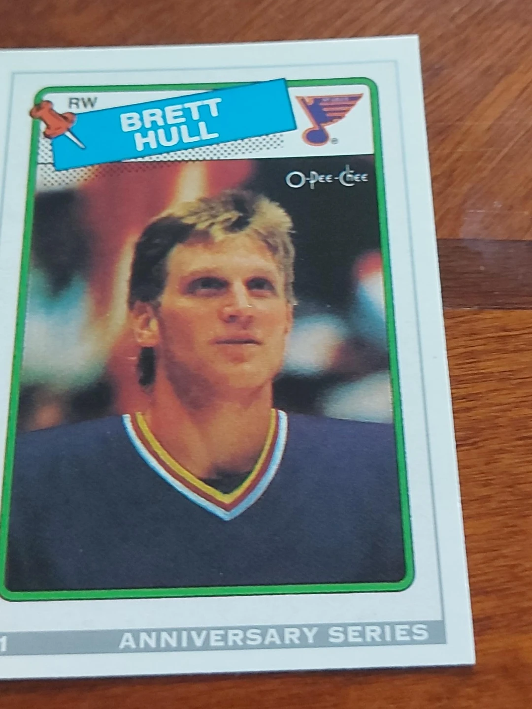 Brett Hull O-Pee-Chee Hockey Card - Anniversary Series