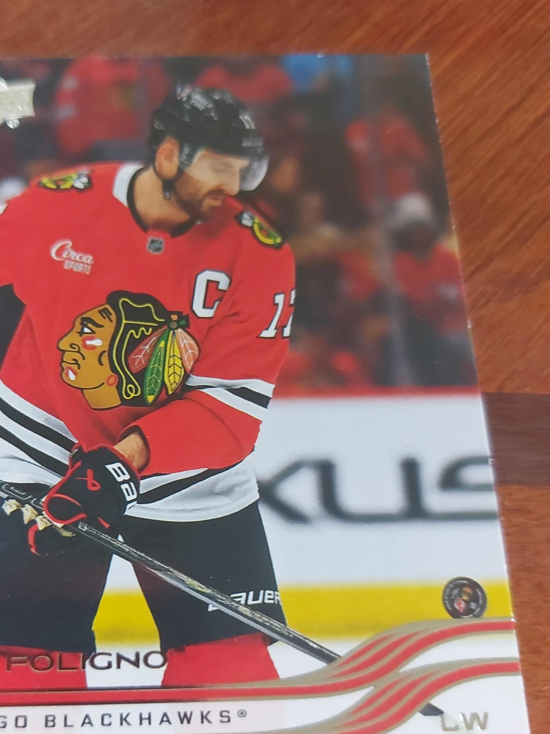 Chicago Blackhawks Nick Foligno Hockey Card
