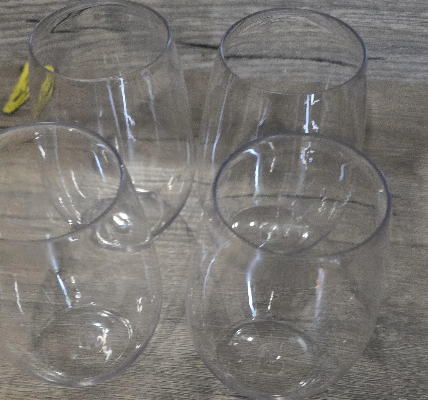 4 pcs of unbreakable drinking glasses