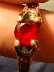 Red Gemstone Ring