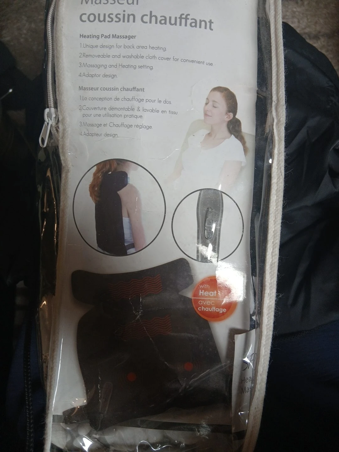 Heating Pad Massager with Heat