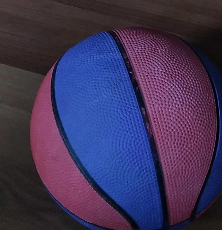 Blue and Pink Basketball