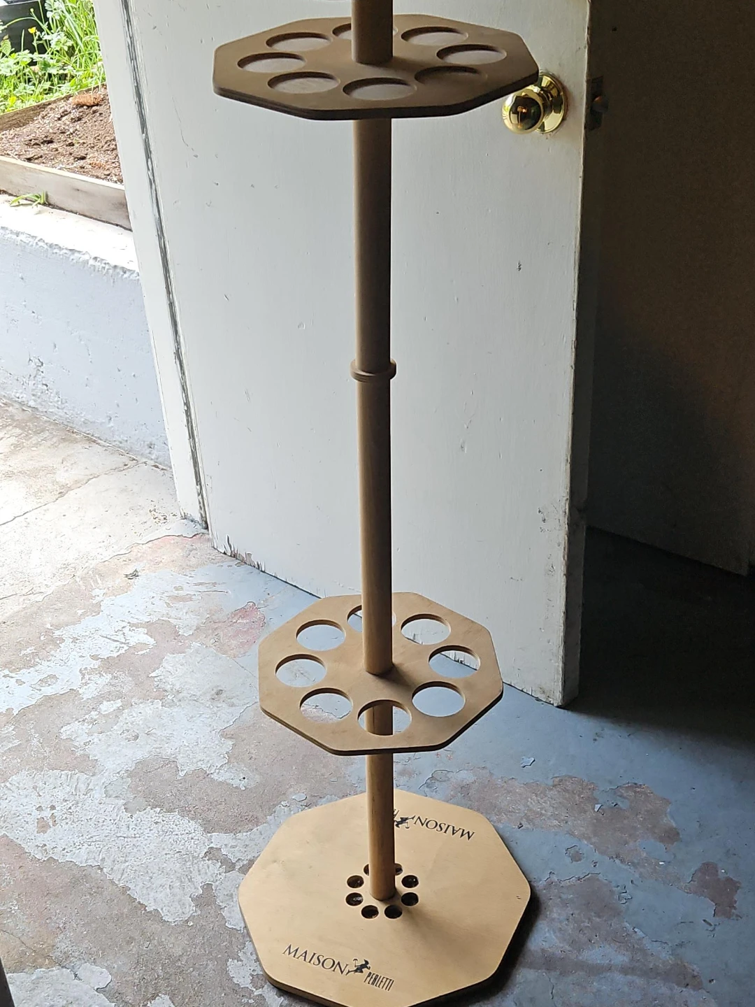 Maison Perletti Wood Display Stand
