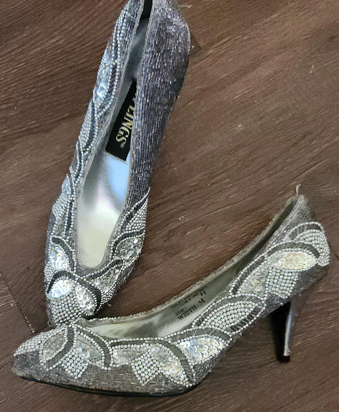 Women's Beaded Heels Size 8.5