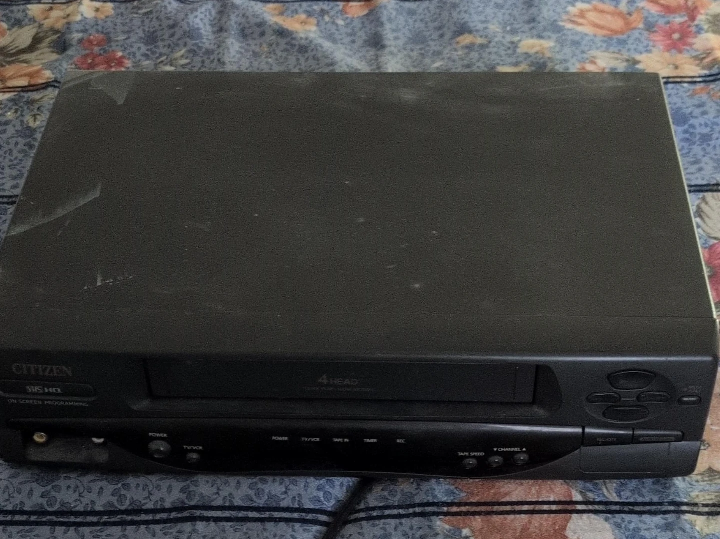 Citizen VHS HQ 4 Head VCR no remote control