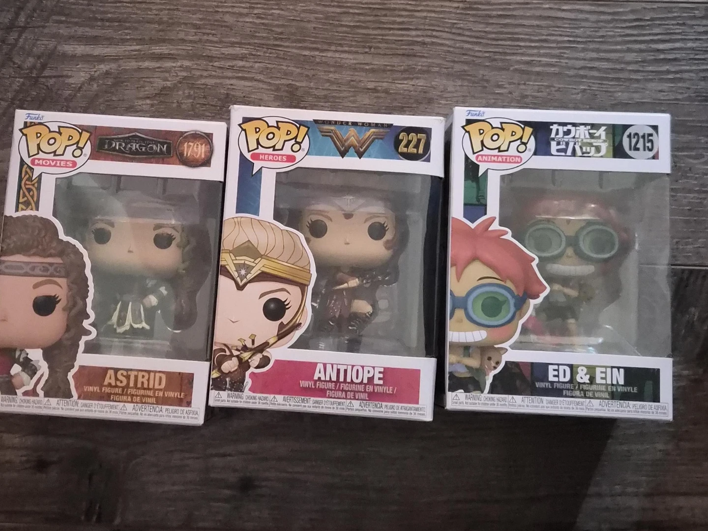 Funko Pop! Vinyl Figures - Astrid, Antiope, Ed & Ein