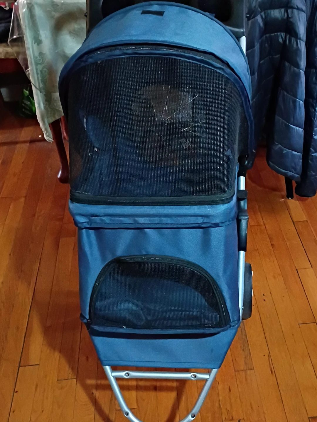 Blue Pet Stroller