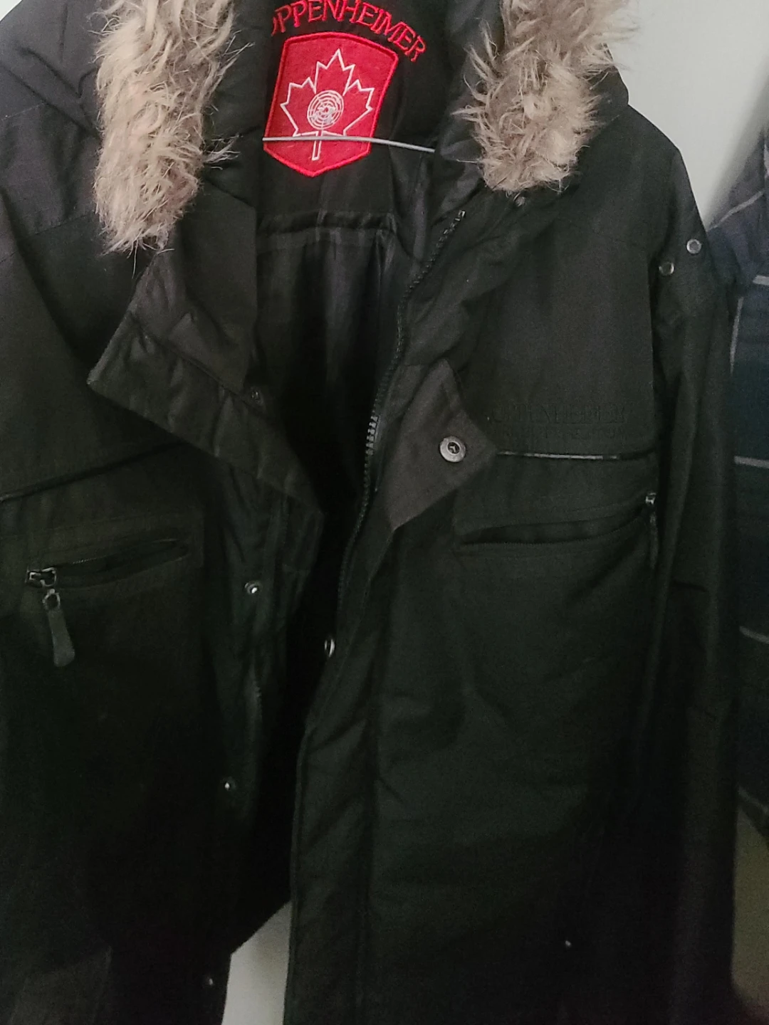 Oppenheimer Black Winter Parka