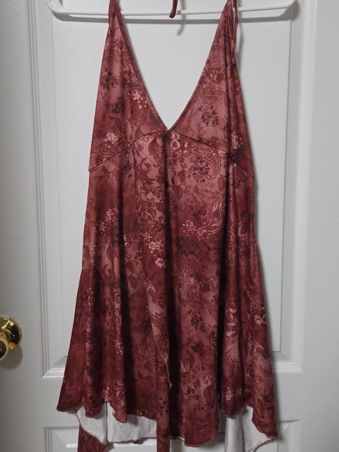 Women's Halter Neck Flowy Dress