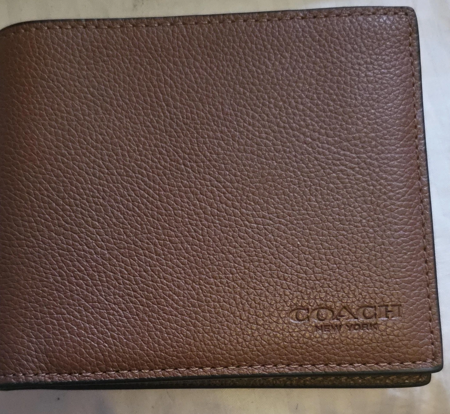 Coach New York Bifold Wallet - Brown Leather