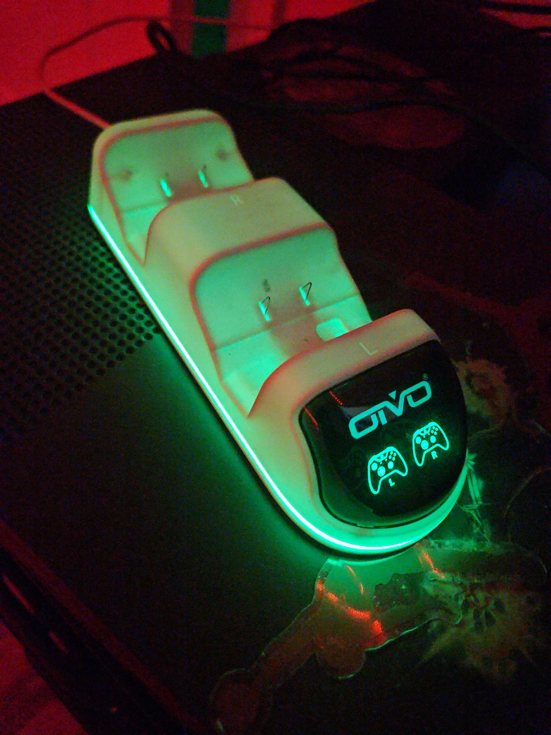 OTVO Dual Controller Charging Dock Station with LED