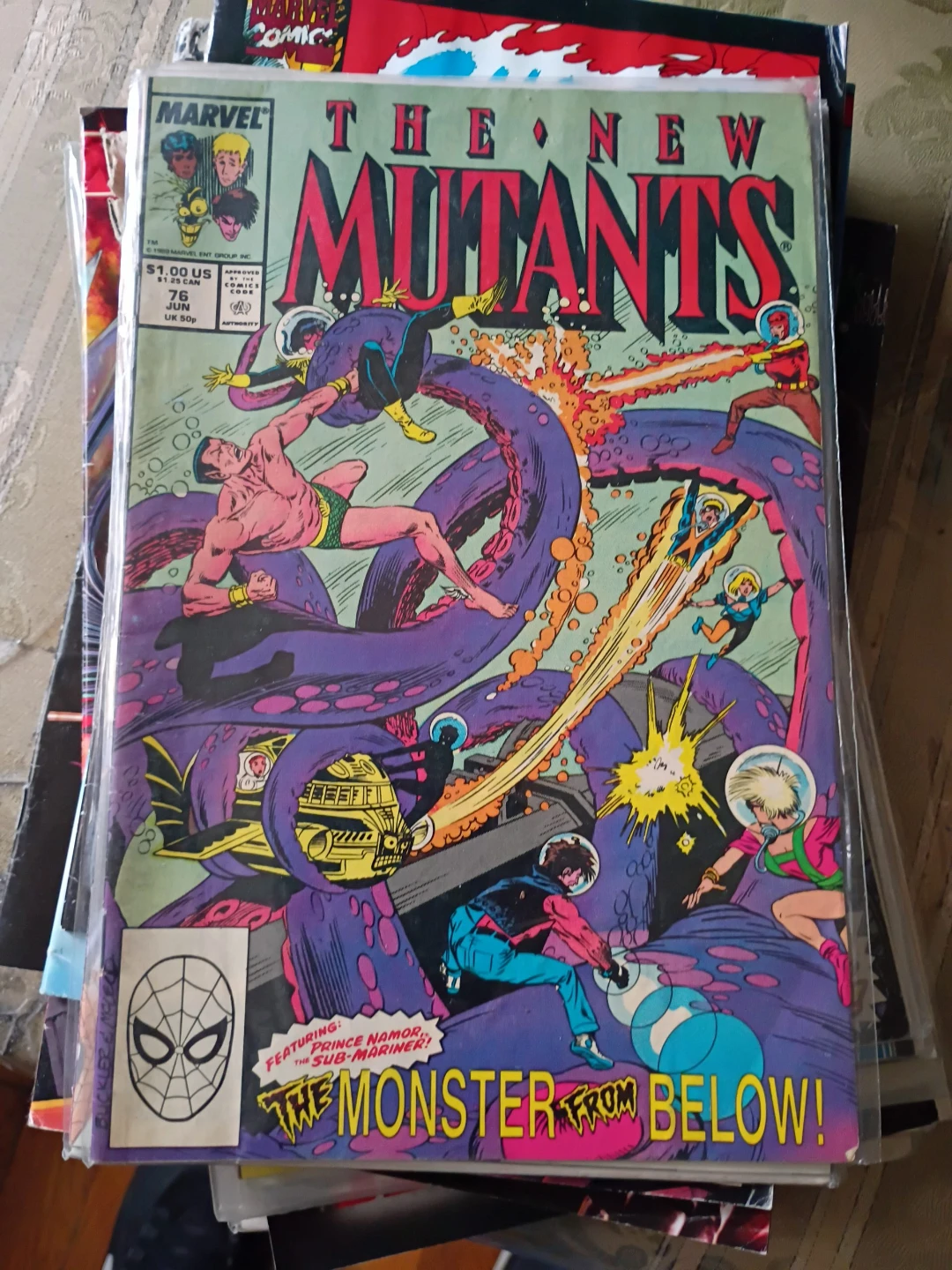 The New Mutants #76 Comic Book - Marvel Comics