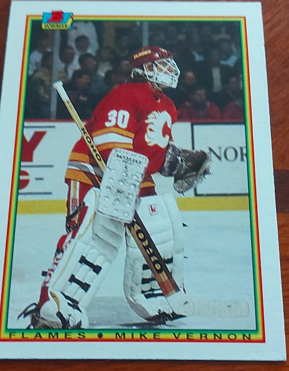 Mike Vernon Calgary Flames Hockey Card