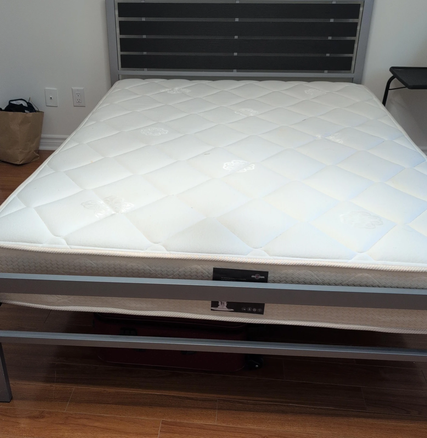 Sealy Mattress and bed frame including