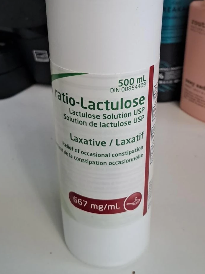 Ratio-Lactulose Solution USP Laxative 500 mL