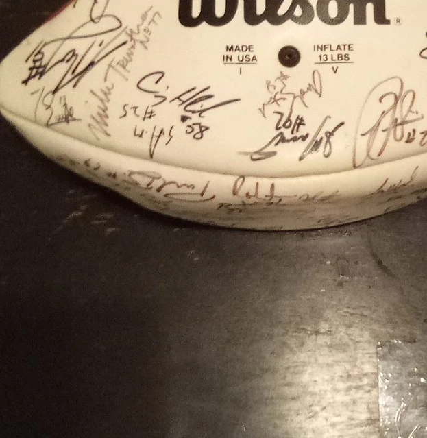 Wilson CFL Official Autographed Football - photo 3