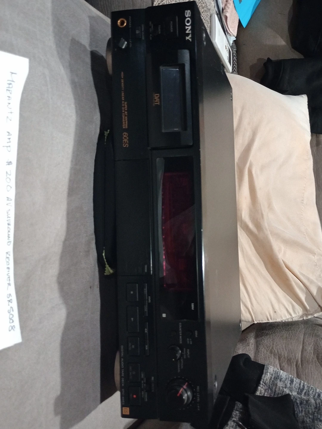 Sony DTC-60ES DAT Digital Audio Tape Deck