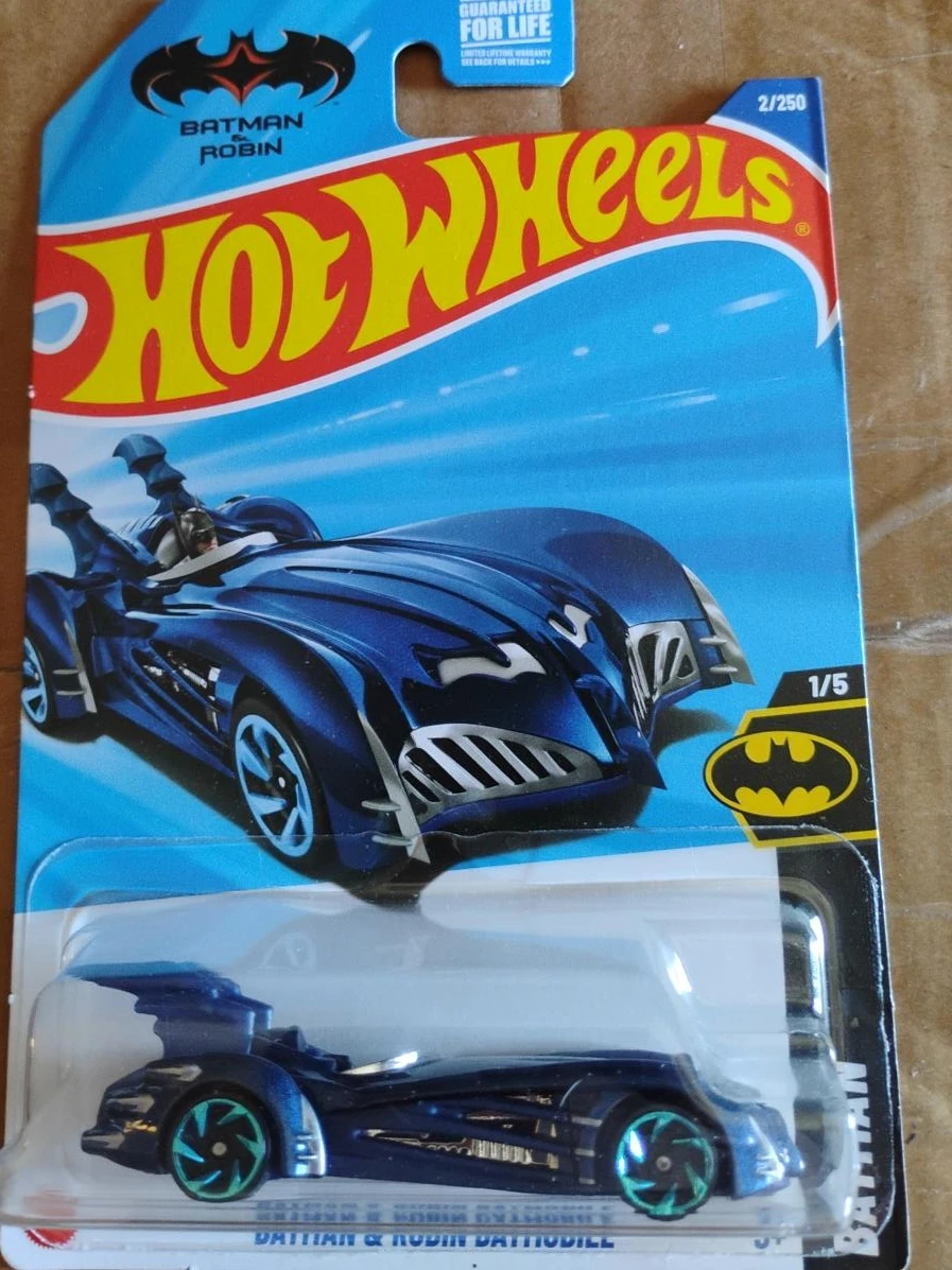 Hot Wheels Batman & Robin Batmobile Diecast Car 2/250