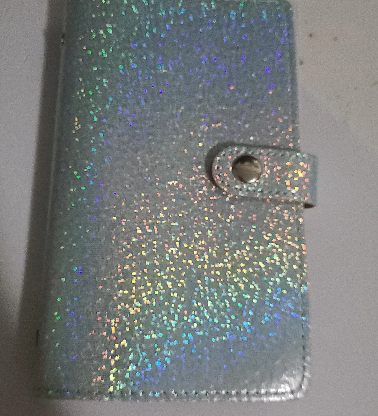 Holographic Glitter Binders Notebook Cover