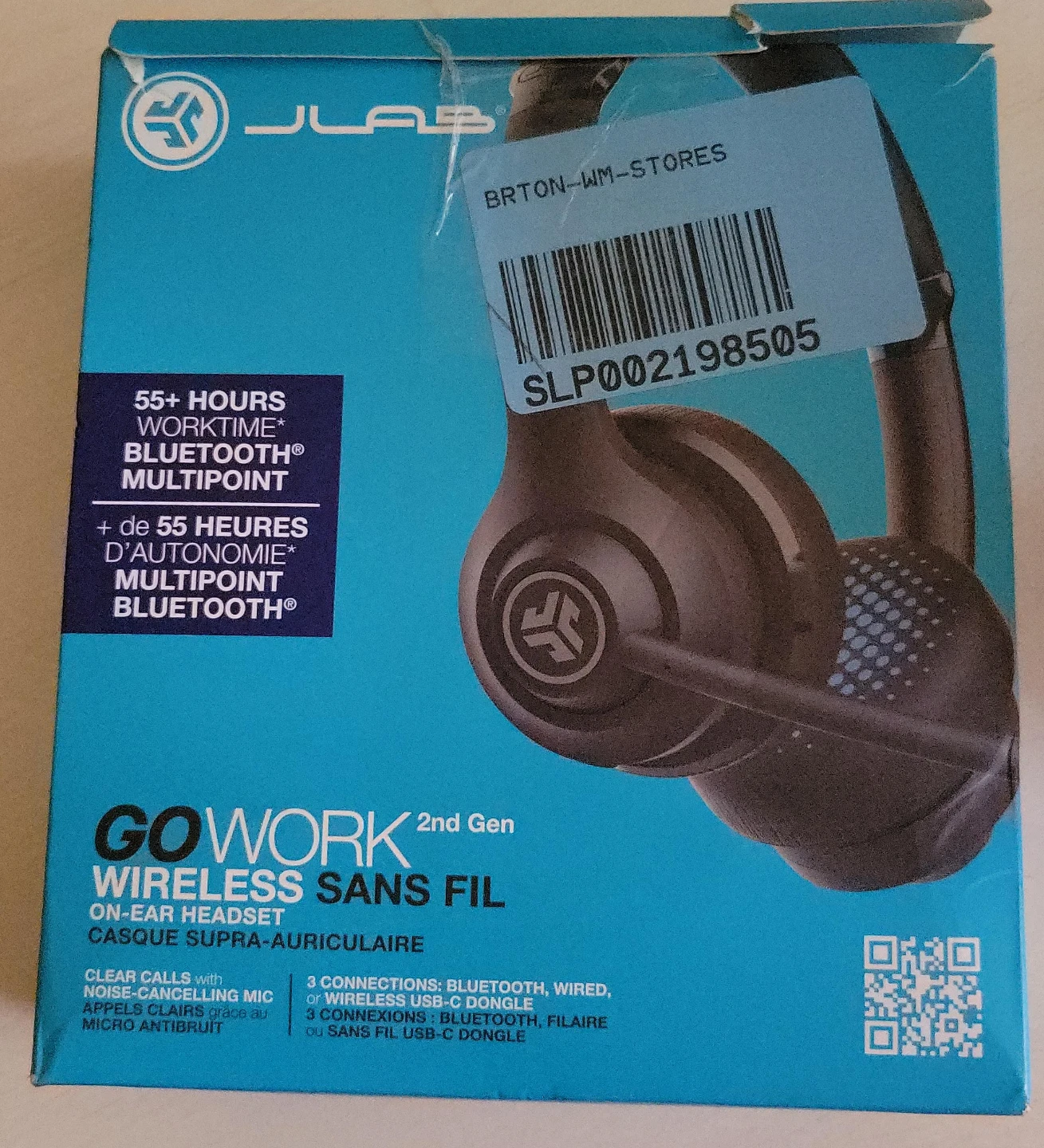 JLab Go Work 2nd Gen Wireless Bluetooth Headset