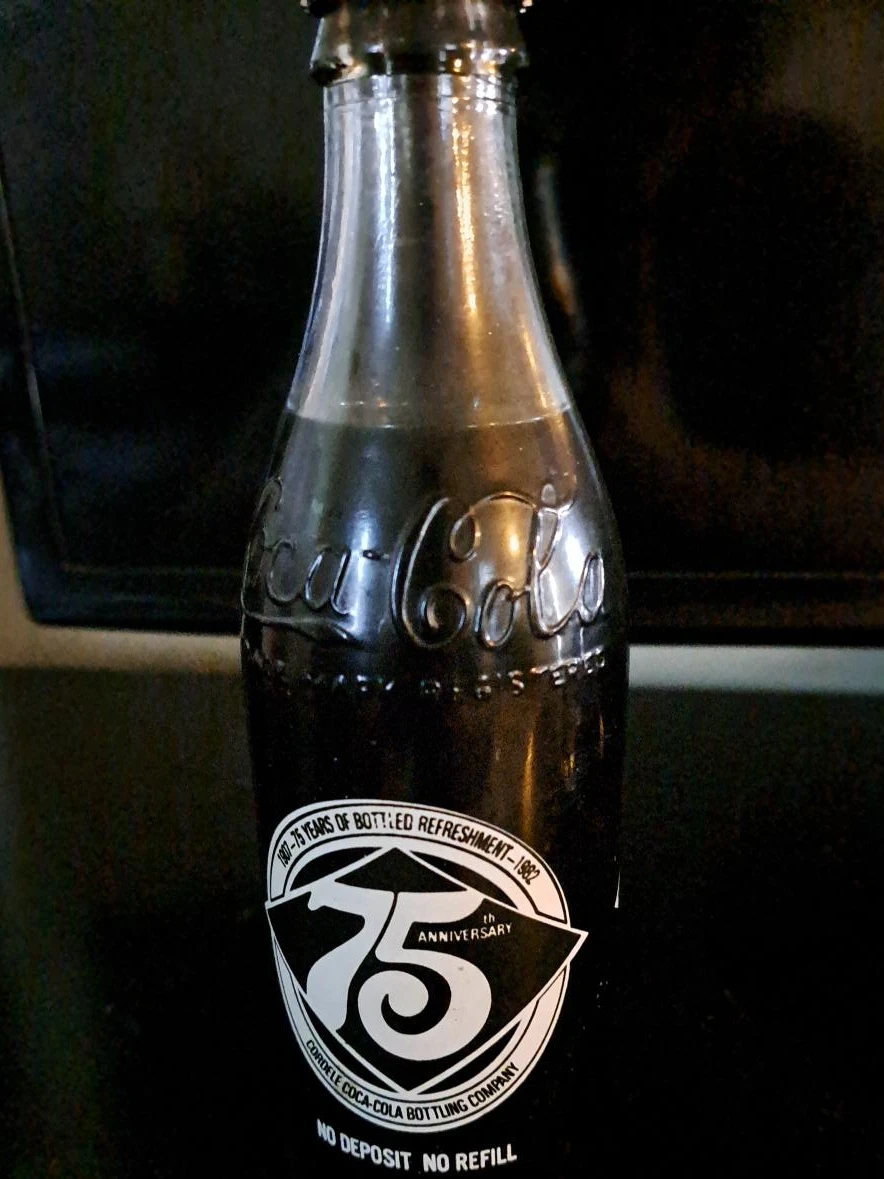 Coca-Cola 75th Anniversary Bottle 1982