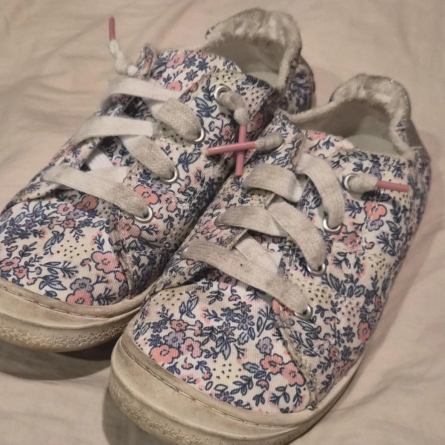 Floral Print Slip-On Sneakers