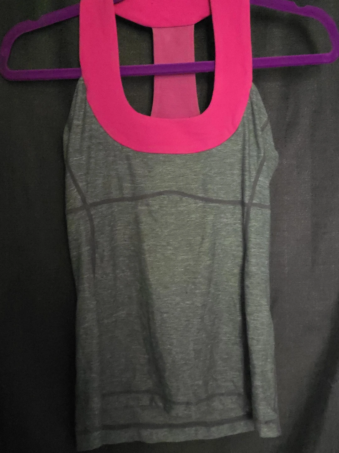 Lululemon Tank Top - Grey & Pink