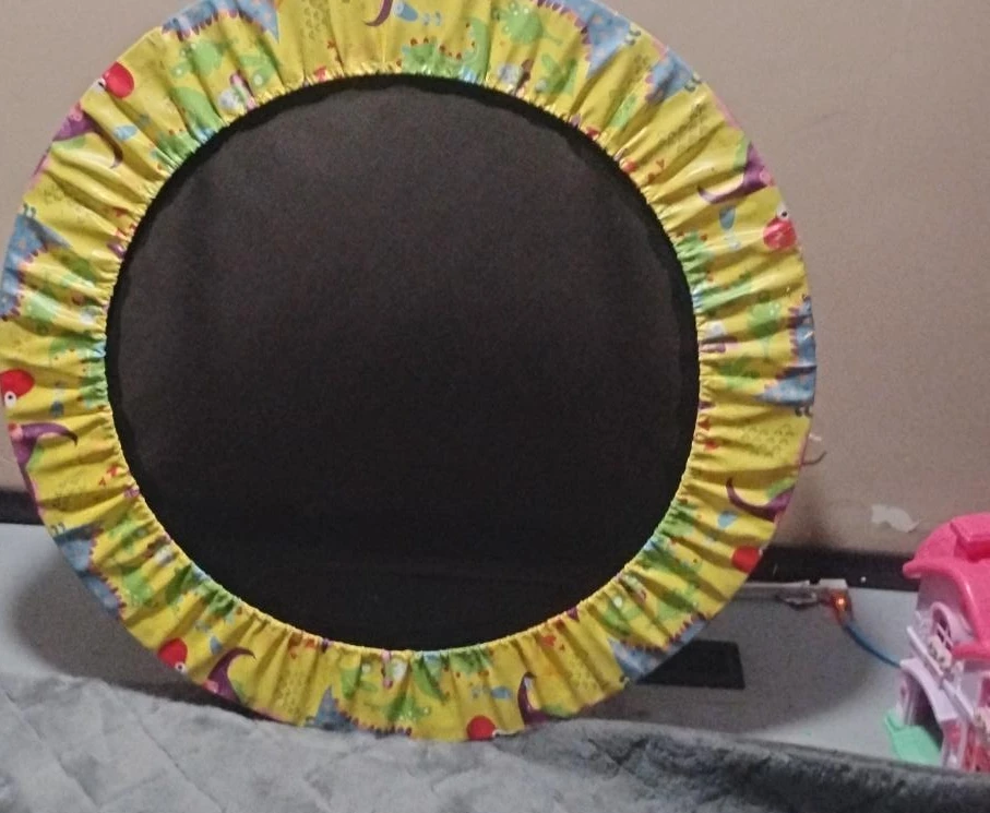 Kids Trampoline with Dinosaur Pattern