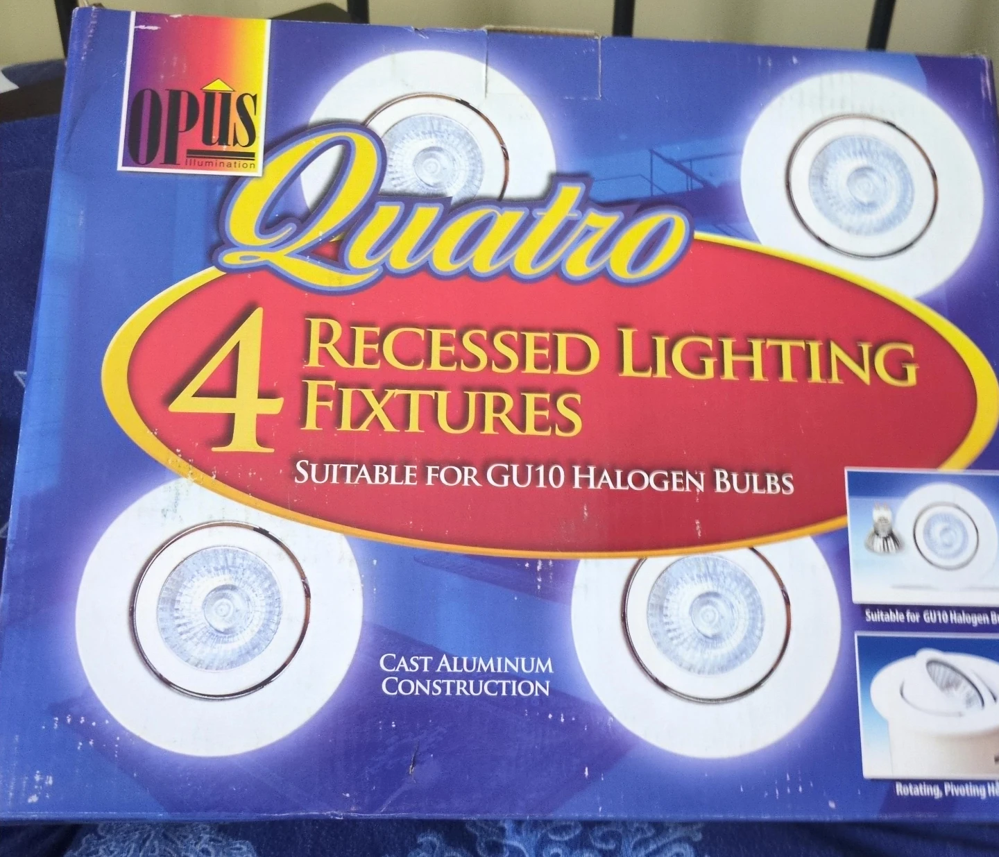 Opus Quatro 4 Recessed Lighting Fixtures