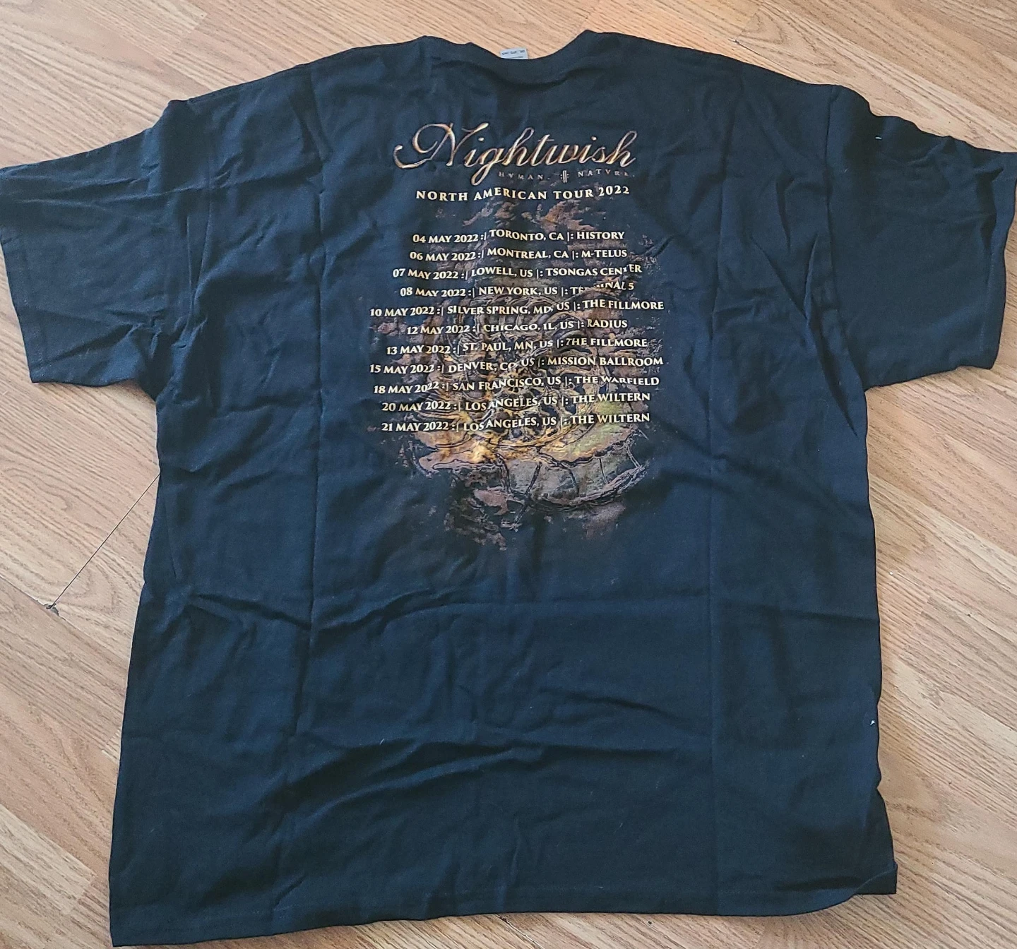 Nightwish Human. : Nature.  2022 T-Shi