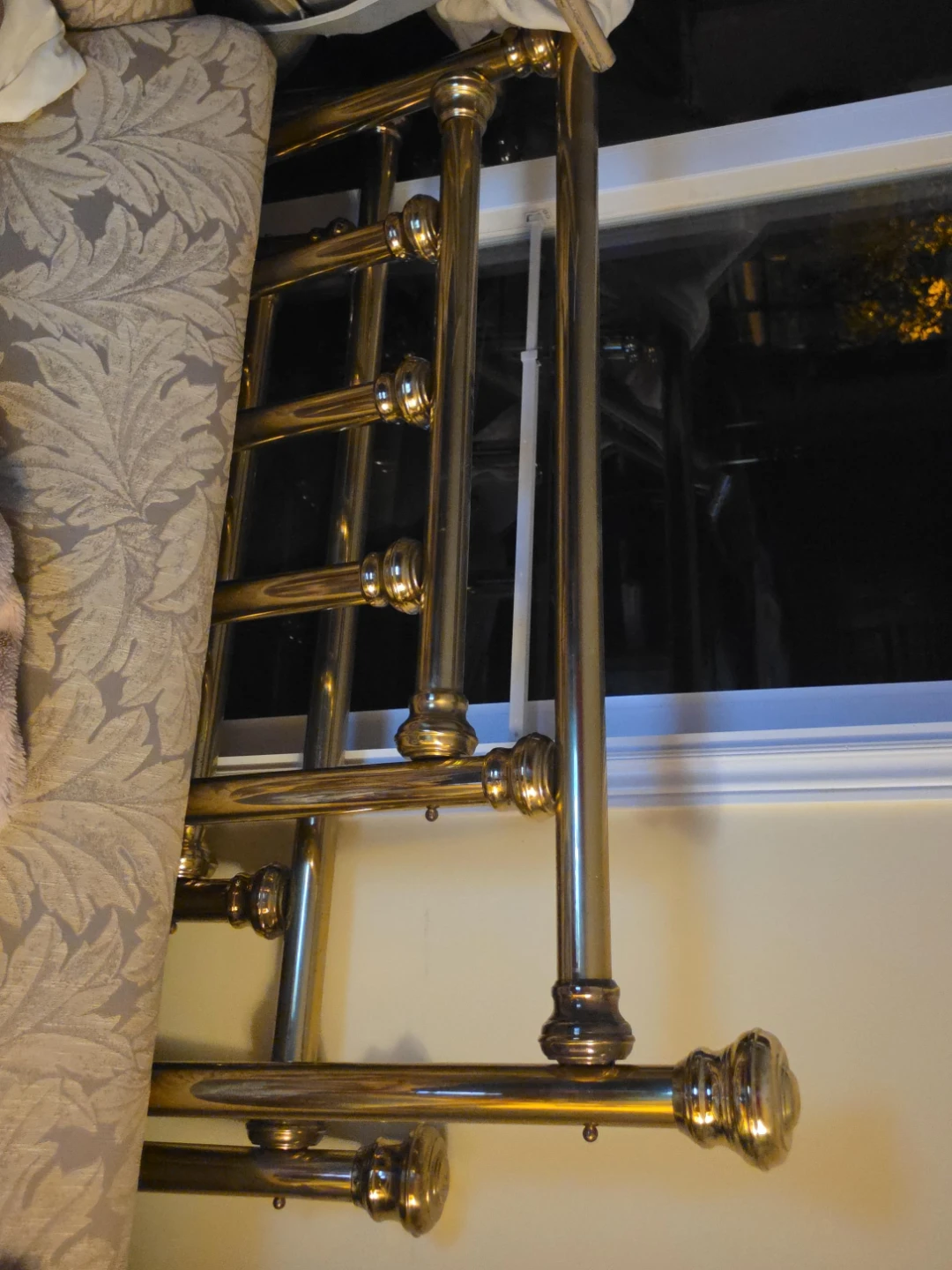 Brass bed frame