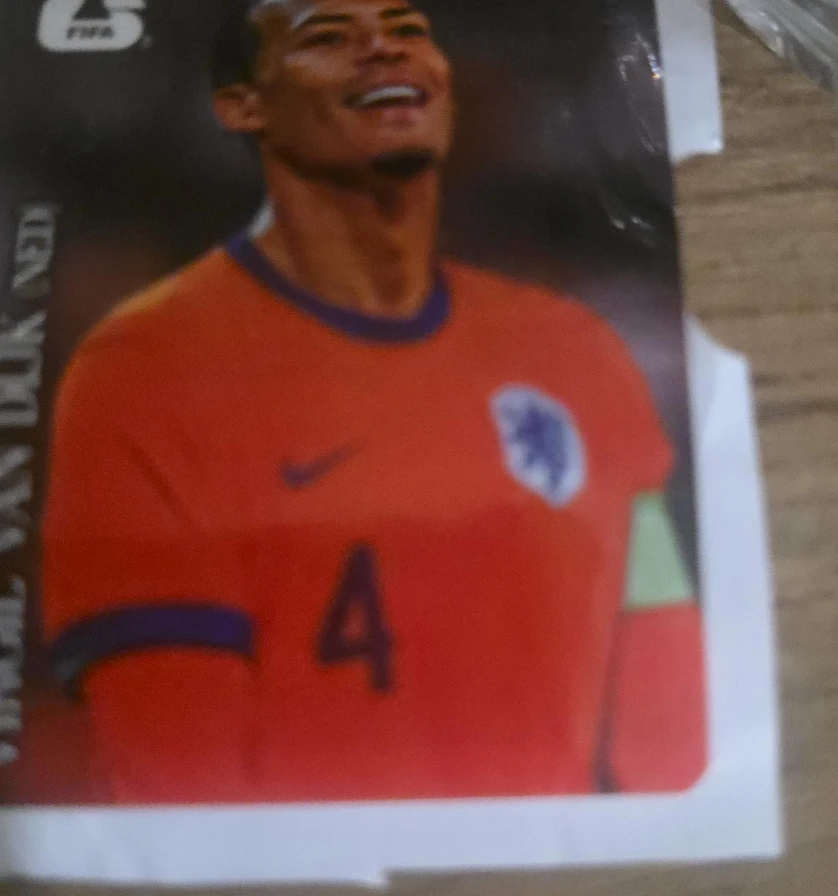 Virgil Van Dijk Soccer Card