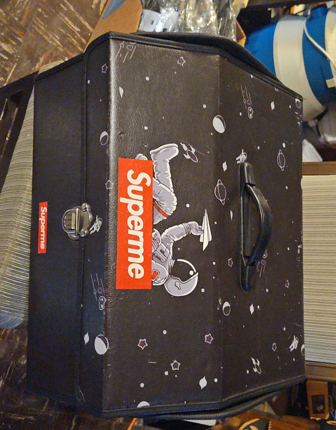 Superme Astronaut Print Storage Box