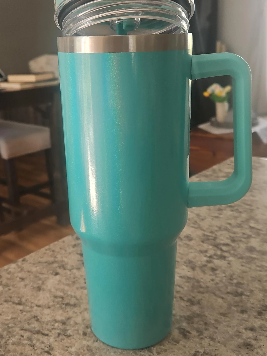 Aqua Tumbler with Handle