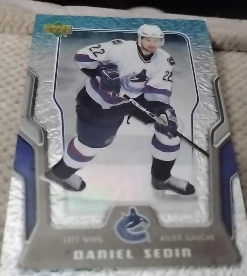 Upper Deck Daniel Sedin Hockey Card