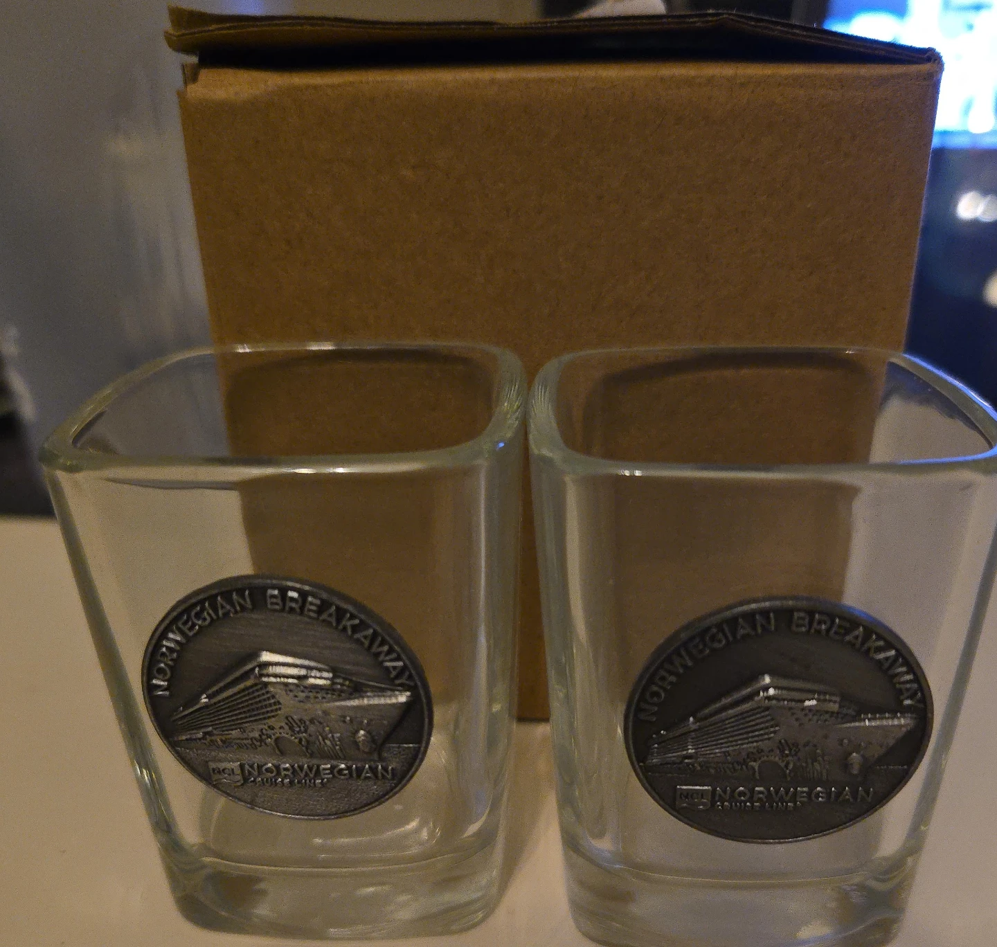 Norwegian Breakaway Shot Glass Set