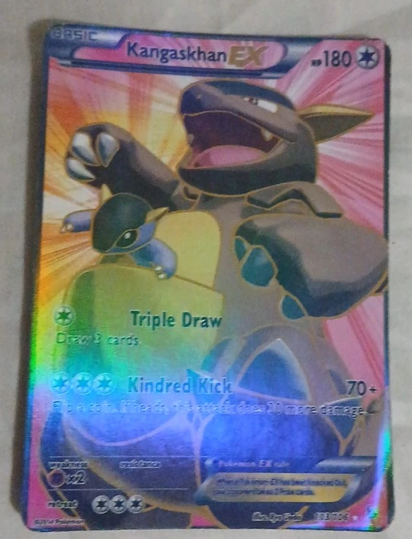 Pokemon Kangaskhan EX Trading Card