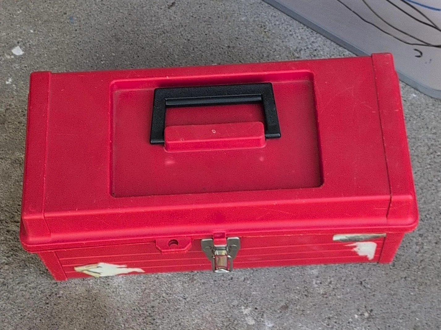 Red plasticToolbox