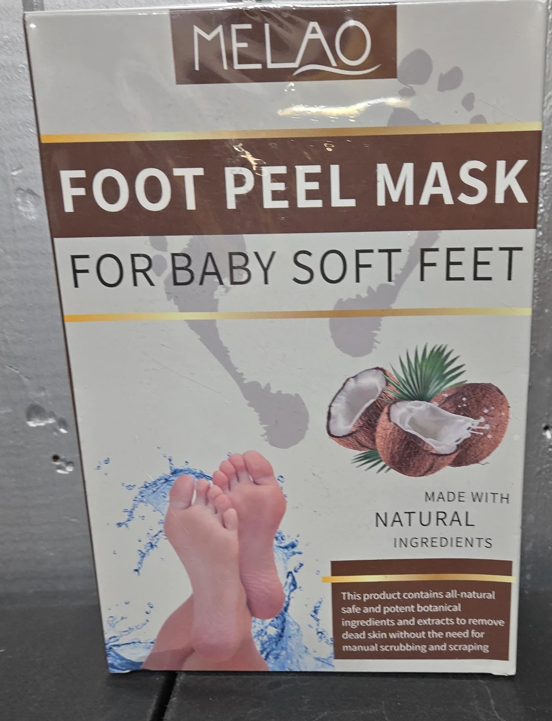 MELAO Foot Peel Mask for Baby Soft Feet