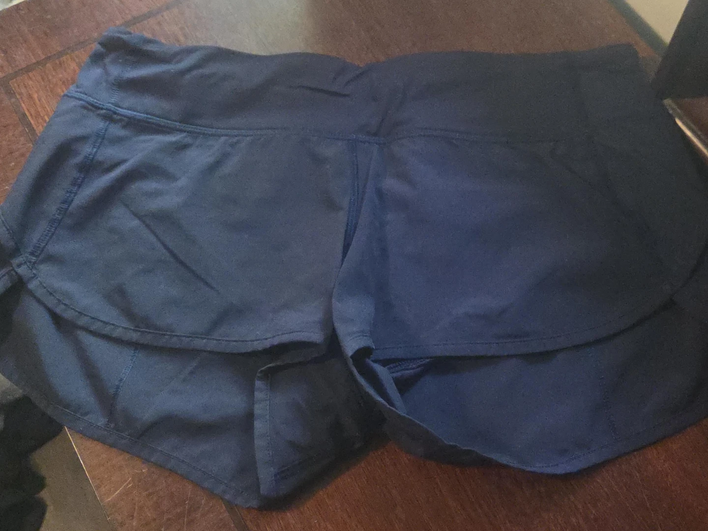 Lululemon Navy Blue Running Shorts