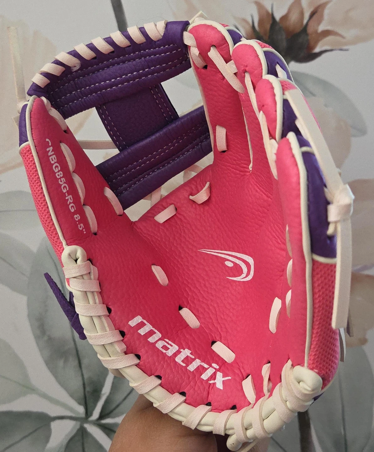 Matrix 8.5" Baseball Glove Pink/Purple